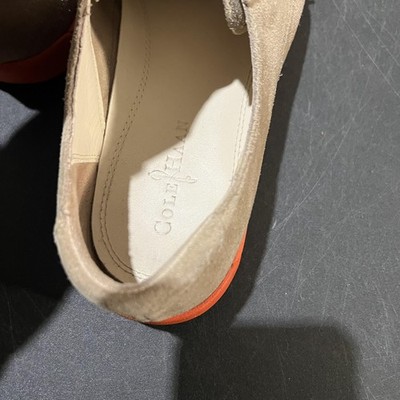 Cole Haan Air Jasper Shoes Mens 10 Tan Suede Oxford Orange Sole Casual Low Top Cole Haan Air Jasper Shoes Mens 10 Tan Suede Oxford Orange  main image 2