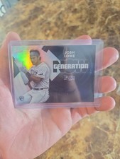 2022 Topps Baseball Josh Lowe Generation Now Refractor Rookie Card #GN-85 Rays. rookie card picture