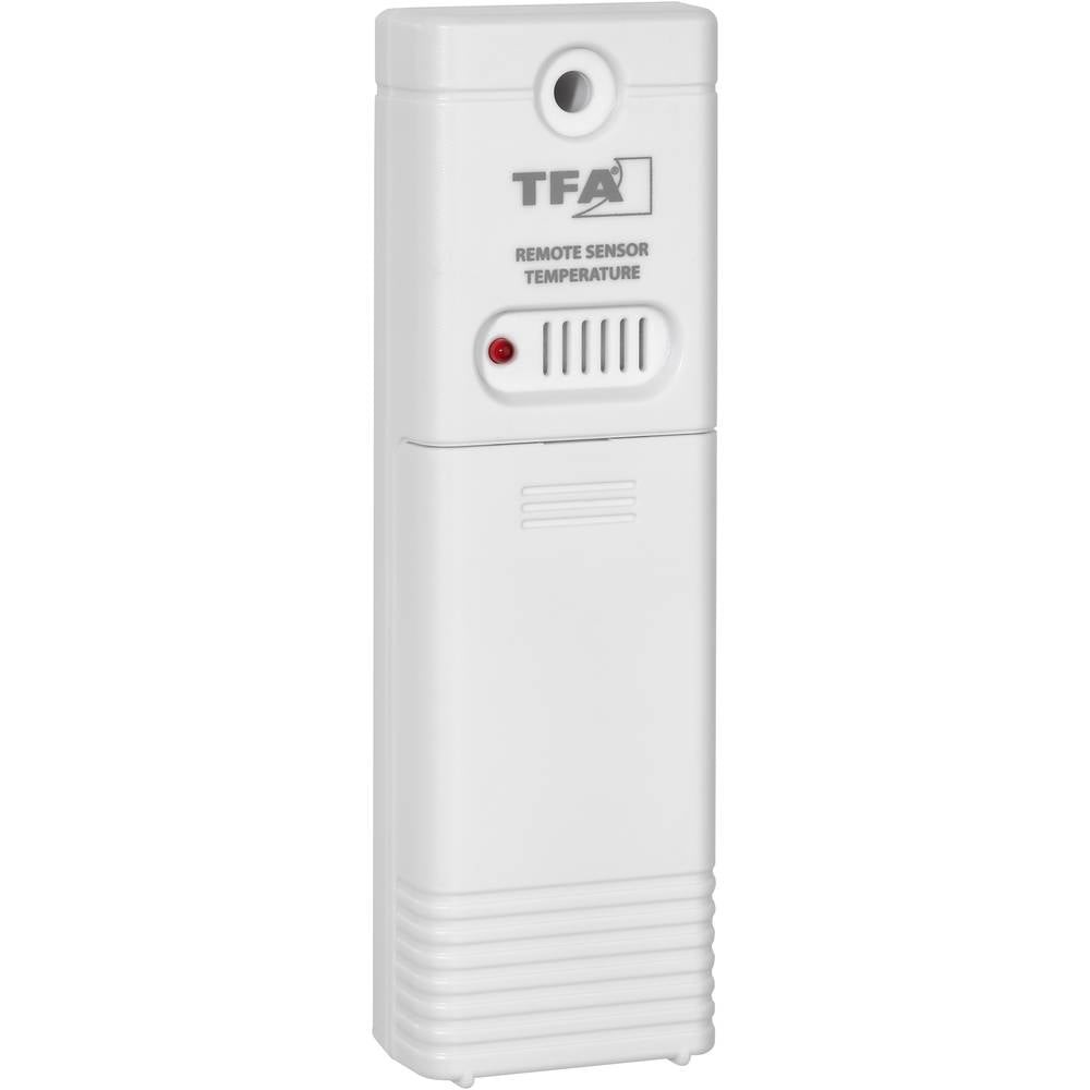 Thermomètre radiopiloté noir TFA Dostmann FUN à grand écran LCD pour une lisibilité maximale