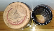EDISON 2 MINUTES CYLINDER RECORD #10496 TENTATION CHIFFON - GROUPE MILITAIRE NEW YORK