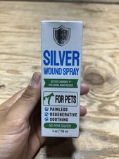 Silver Wound Spray For Pets 50PPM Silver 4oz NEW Exp:01/2028