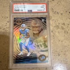Panini Illusions rookie card Jahmyr Gibbs #38 retail PSA 9 Detroit Lions