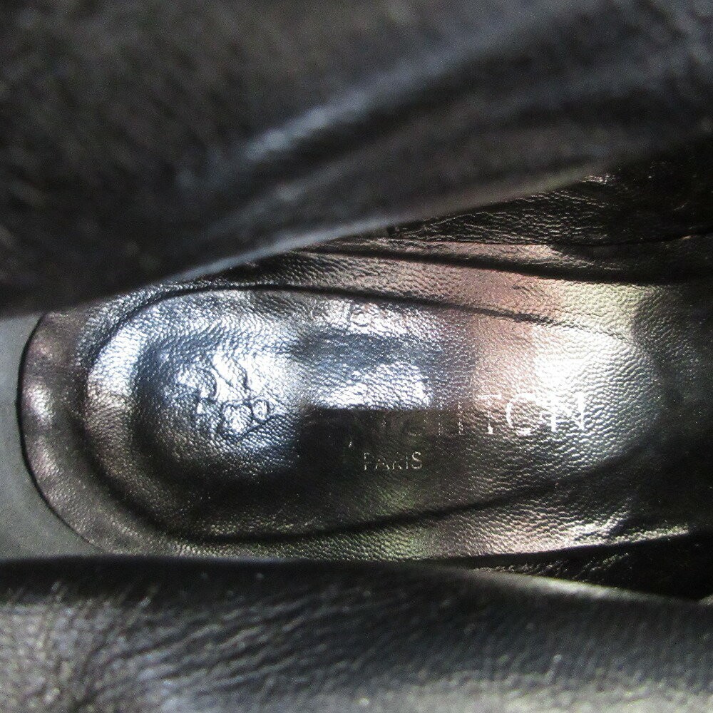 Louis Vuitton Long Boots Shoes EU 38.5 US 8.5 Black Authentic thumbnail 7