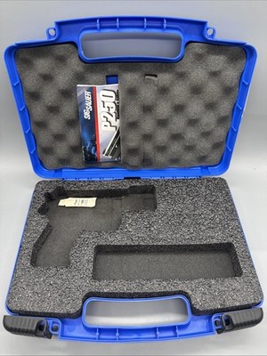 Factory Sig Sauer P250 Blue Hard Plastic Case w/ Foam Inserts & User Manual
