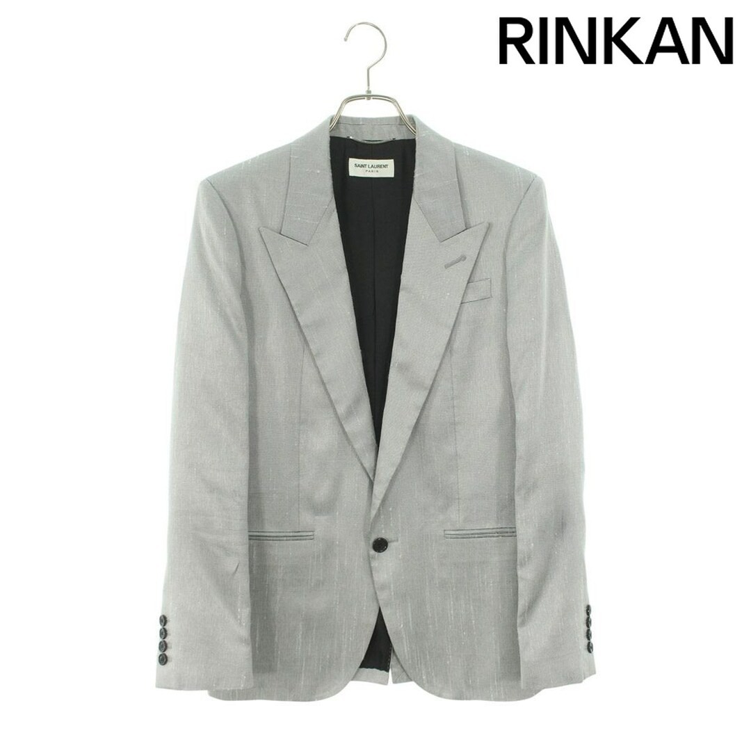 Saint Laurent Paris 686981 Y1E59 Peak Lapel 1B Giacca Sartoriale Uomo 44 Usat