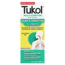 Multi-Symptom, Cough & Congestion, Ages 12+, 4 fl oz (118 ml)