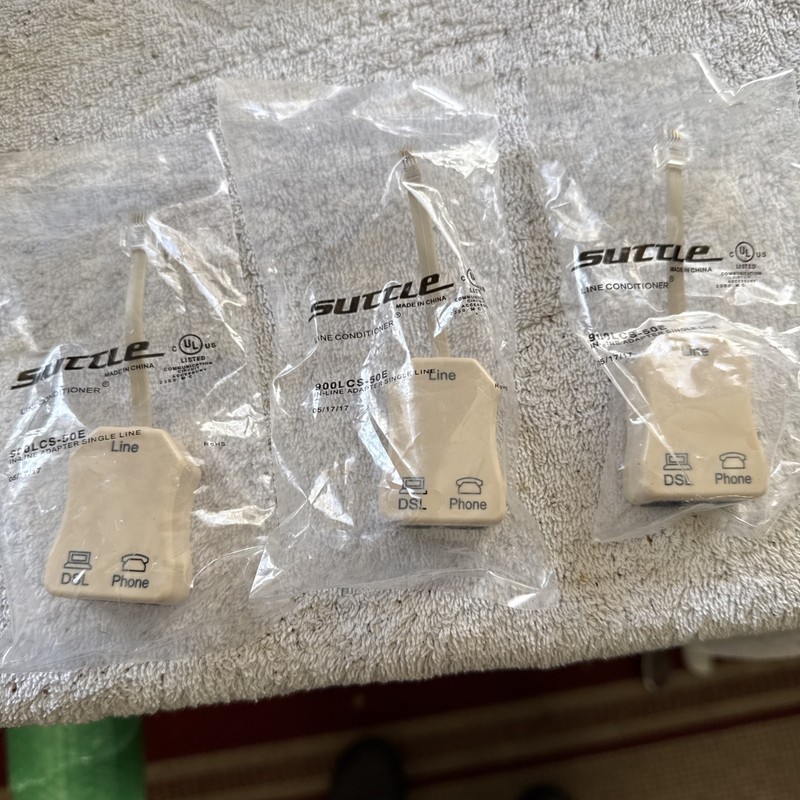 Shuttle Line Conditioner Kit 2FE, 2-900LCS-50E, 900 LCS-2F-50E Lot Of 3