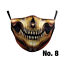 thumbnail 6 - Halloween Face Mask,Reusable The Joker,Goth Skull,Scary Horror, Fashion,Washable