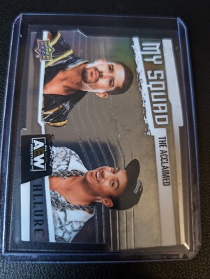 2022 Upper Deck AEW Allure My Squad #MC-14 The Acclaimed Diecut Insert