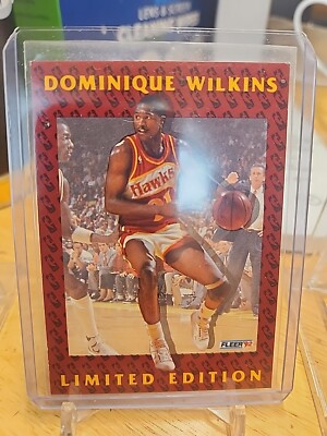 dominique wilkins limited edition card Amazon.com: 1991-92 SkyBox Series 2 Basketball #588 Dominique Wilkins  Atlanta Hawks SKM Official NBA Trading Card : Collectibles & Fine Art main image 1