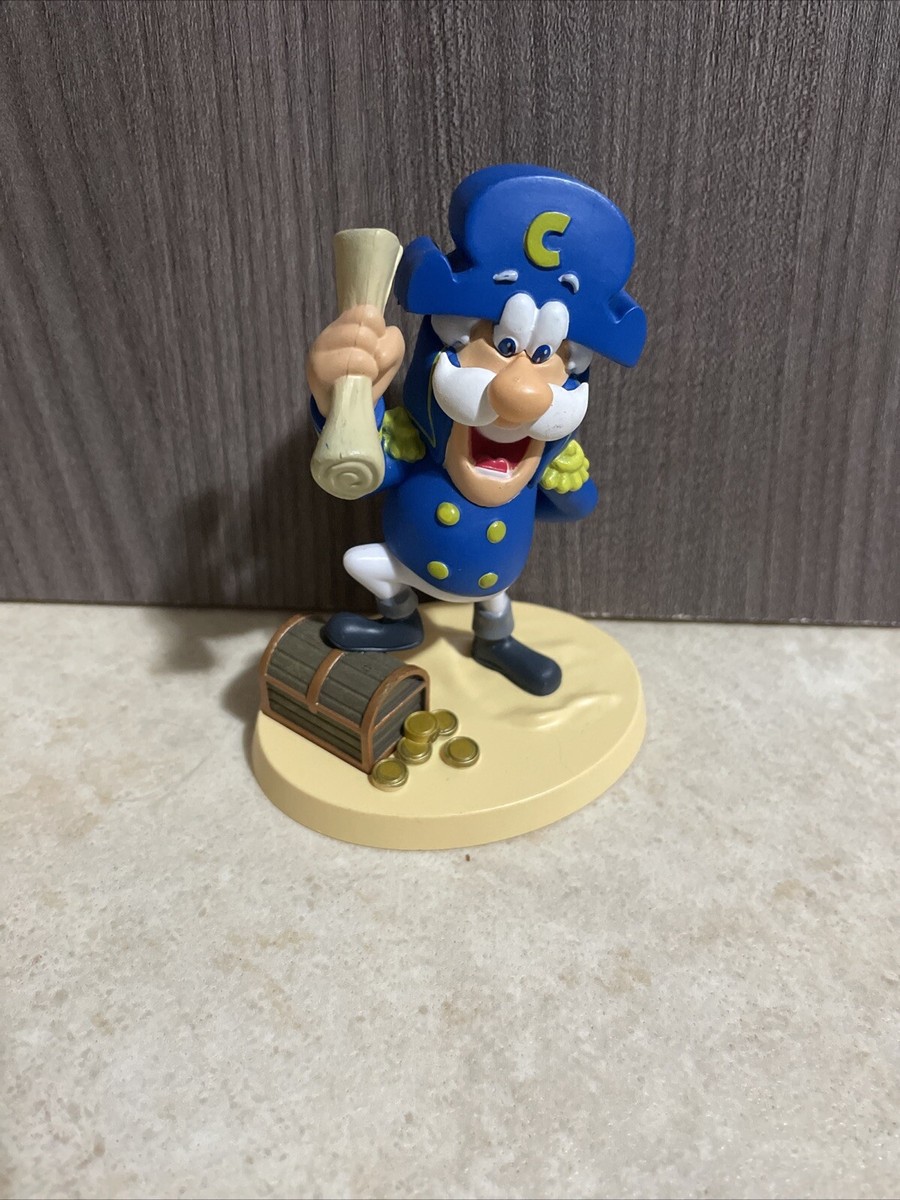 Quaker Oats Company シリアルマスコット キャプテンクランチ Quaker Oats Cereal Cap'n Crunch Rare Figure Statue, Map & Treasure