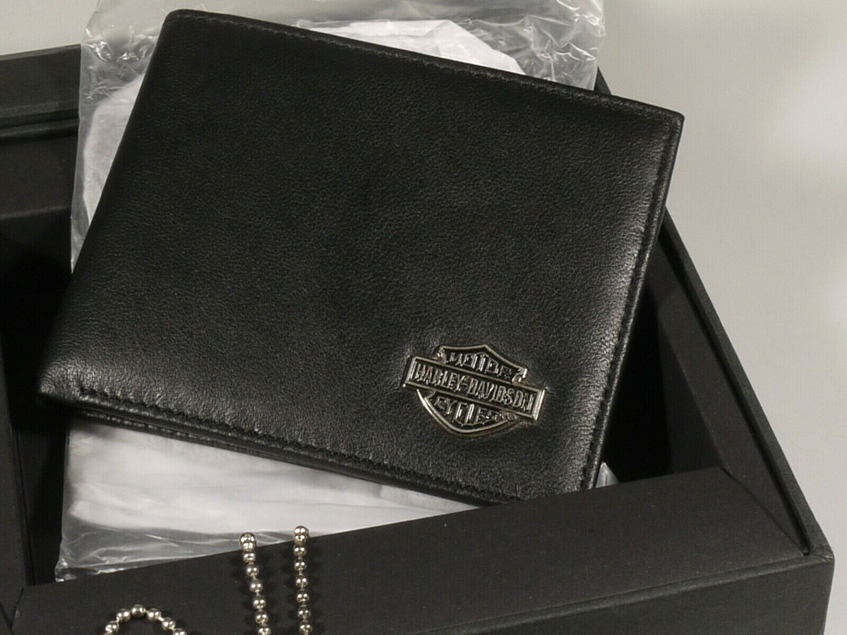 PRL) HARLEY-DAVIDSON HD ZIPPO PORTAFOGLI WALLET MOTORCYCLES HARLEY