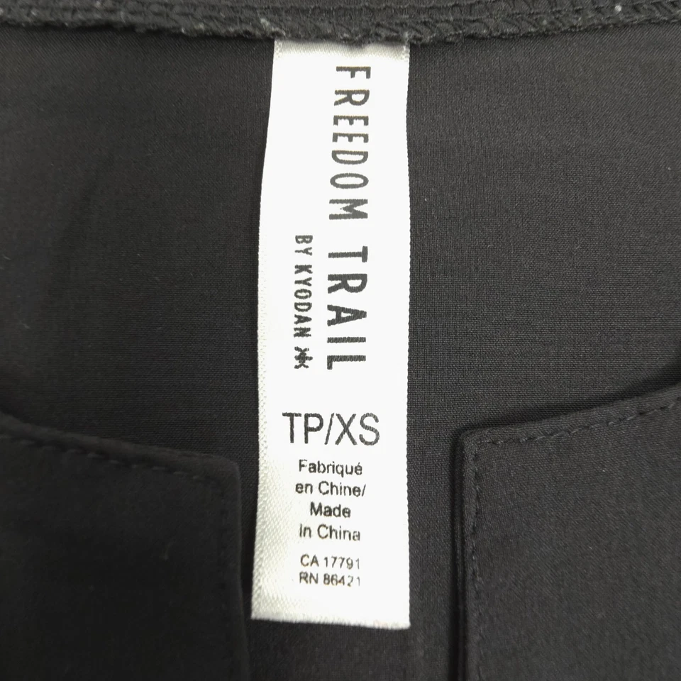 Vestido Freedom Trail para mujer XSMALL negro mini manga larga ligero talla XS Foto 2 de 4