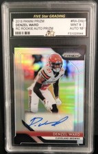 Denzel Ward 2018 Panini Prizm RC Rookie Auto #RA-DW Mint 9 Auto 10