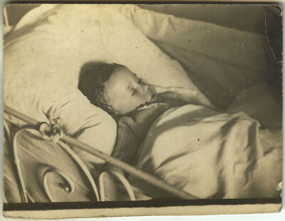 ALTES FOTO - VINTAGE SNAPSHOT - POST MORTEM TOTER DEAD - DEAD