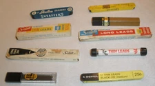 Vintage Pencil Lead Lot Tins Boxes Tubes Scripto Sheaffer Fineline