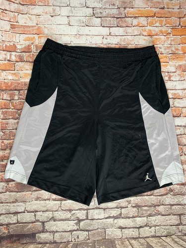 all black jordan shorts