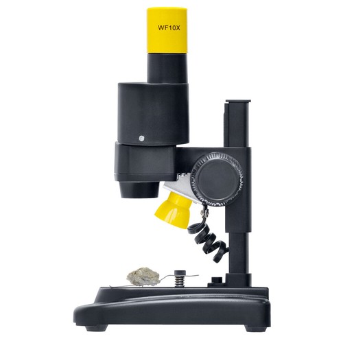 Bresser National Geographic Kids 6y+ 20x Stereo Microscope w/ 12 Mineral Samples - Picture 3 of 6