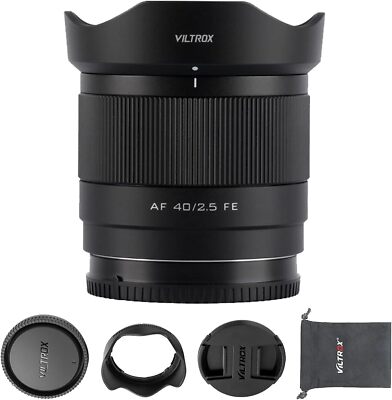 Viltrox 40mm F2.5 Full Frame Auto Focus Lens for Sony FE Mount a7m3 a7m4 a7c a7