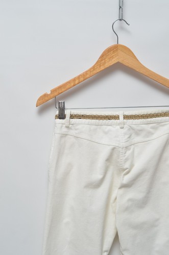 Roberto Cavalli Class Luxury Women's White Pants Trousers Size 40 Made in Italy - Picture 7 of 14