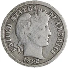 1892-O Barber Dime Nice Circulated VG/FINE! Complete Your Album!