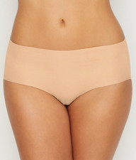 Wacoal Women's Beyond Naked Cotton Beige Hipster Panties L49046 Size XL