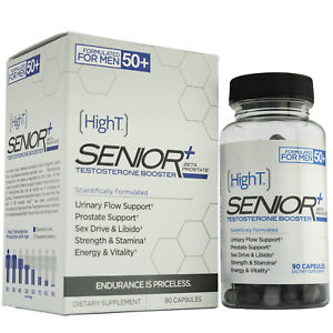 High T Senior+ Testosterone Booster Supplement, 90 Capsules (x2 45ct)