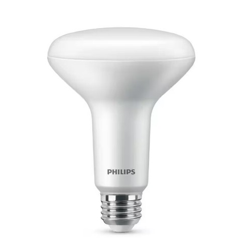 PHILIPS 65W Equivalent BR30 Dimmable E26 LED Light Bulb Soft White 2700K (3-plk) - 第 1/4 張圖片