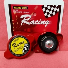 SANKEI Racing Radiator Cap 18LBS 1.3 Bar RED Color MADE IN JAPAN