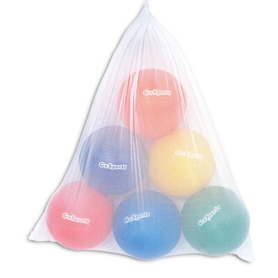 GoSports Set Da 6 Palloni Da Gioco In Gomma 25,4 Cm – Con Borsa E Pompa