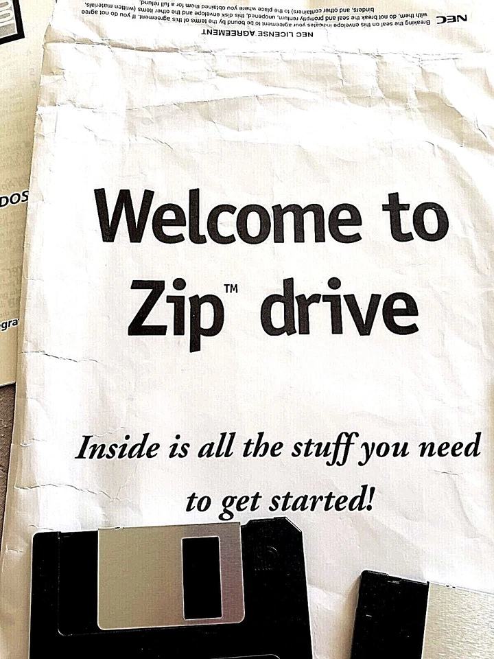 NEC Zip Drive Install Disks Windows NT 5.3 July 1997 & User/Install Guides - Image 4 of 4