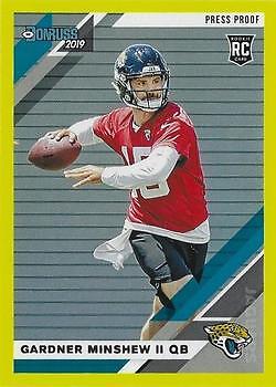 Gardner Minshew II Donruss Press Proof Yellow 2019 Donruss #292