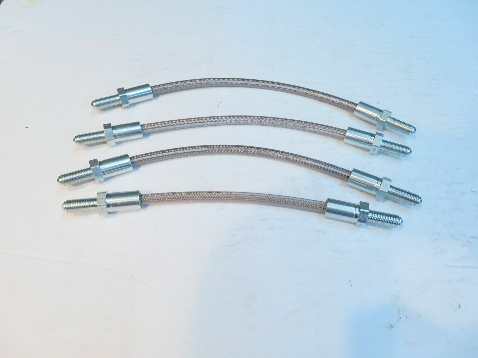 Stainless Steel Brake Hose Kit 4-Piece Fits Lamborghini P400 Miura Islero Espada