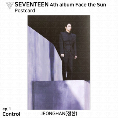 SEVENTEEN 4th Album Face the Sun Official Postcard from ep.1 to ep