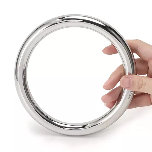 A2 Edelstahl Schwerlast massiv Metall O Ring geschweißt glatt rund Ringe - Bild 6 von 10