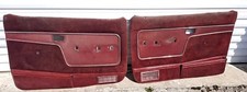 83-88 Ford Ranger Oem Red Plush Door Panels Crank