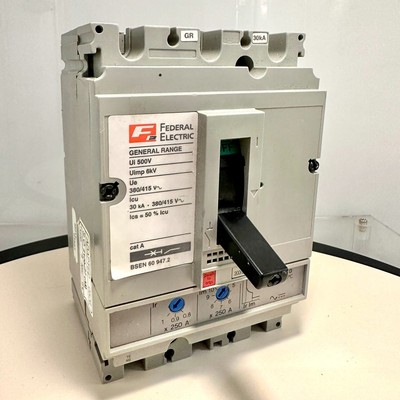 Federal Electric WG3P250 Schalttafel MCCB | 250A | 3P | 30kA | Allgemeines Sortiment