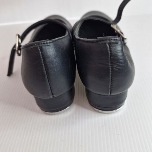 Girls Energetix Tap Shoes Size 9.5 Black - Picture 4 of 8