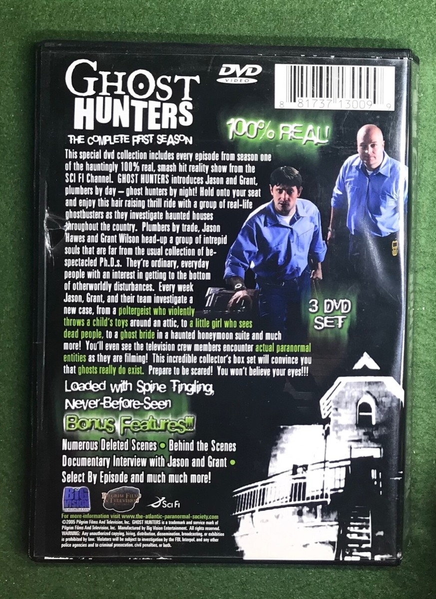 Ghost Hunters - Complete First Season DVD 2005 3-Disc Set 