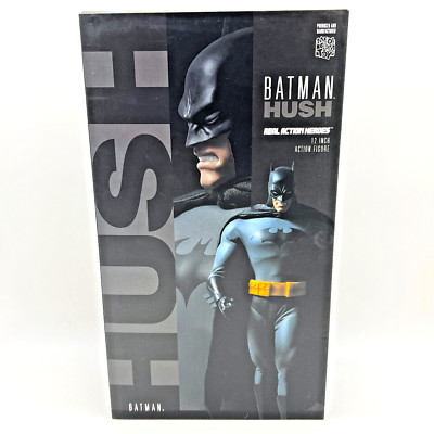 Medicom Real Action Heroes DC Comics Hush BATMAN (Black Version) Figure   NEW