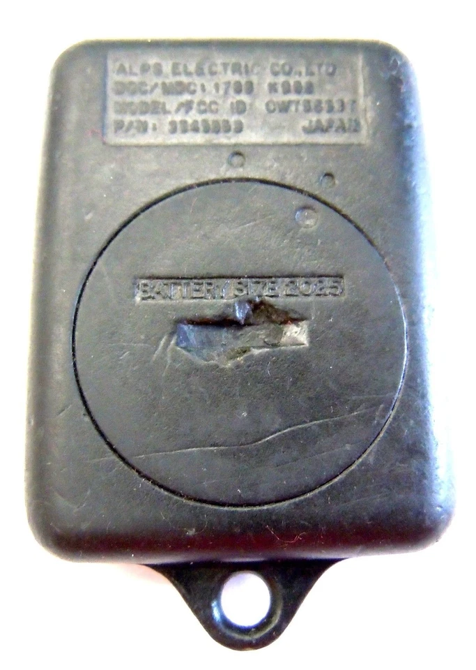 1994 年 1995 年沃尔沃 850 1992 93 KEYLESS 遥控器 FOB CWT5653T 点击更换 FOB — 第 2/2 张图片