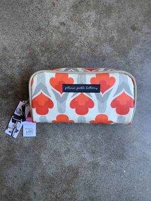 Petunia Pickle Bottom Powder Room Case Brittany Blooms glazed NWT