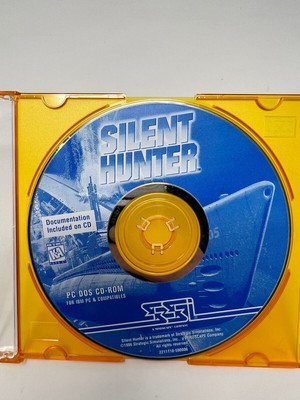 SSI SILENT HUNTER DOS CD ROM 1997 - Mint clean disc