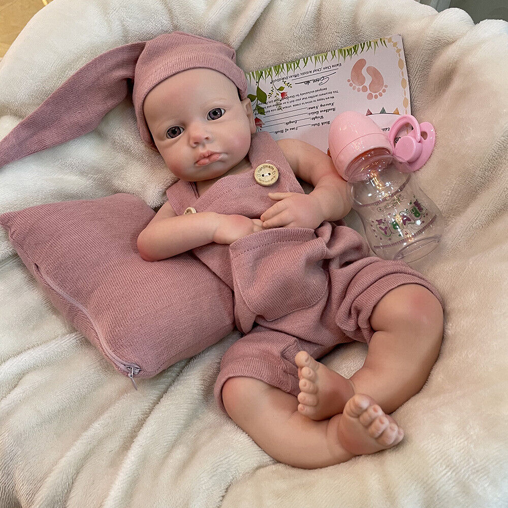 Full Silicone Reborn Baby Loulou  Reborn Loulou Solid Silicone