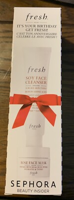 FRESH Soy Face Cleanser & Rose Face Mask NEW! NIB!