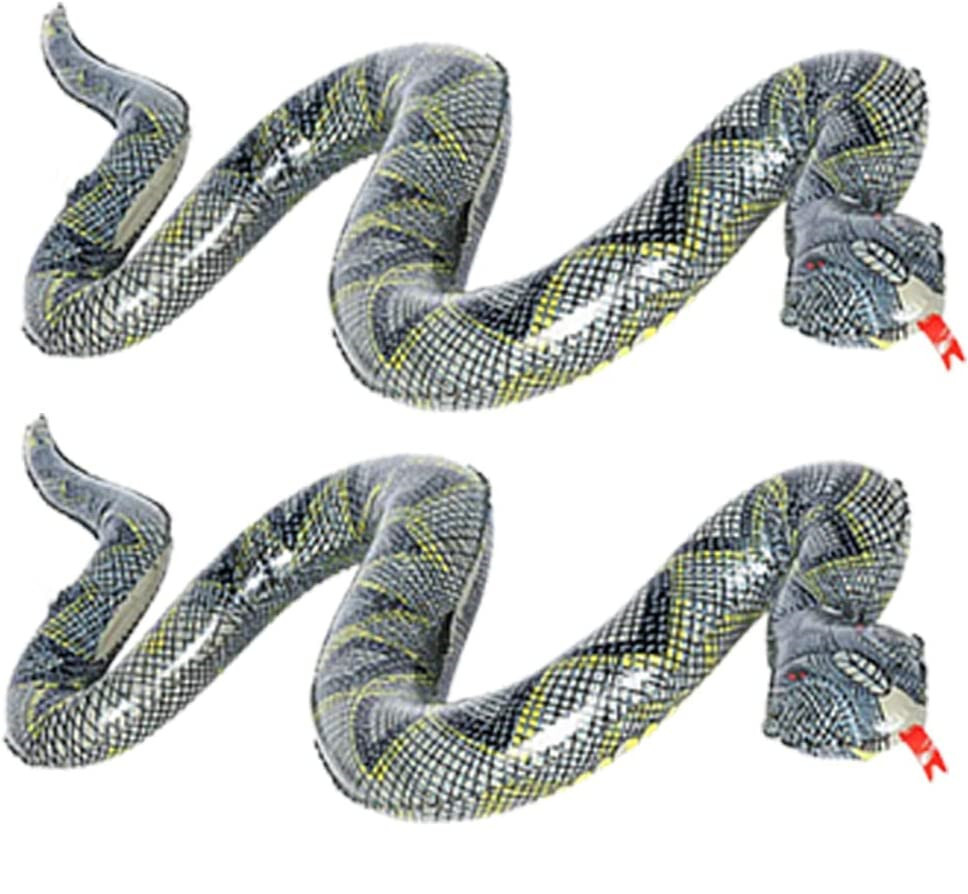 Lifelike Inflatable Snake,Snake Halloween Prank Props,Fake Anaconda