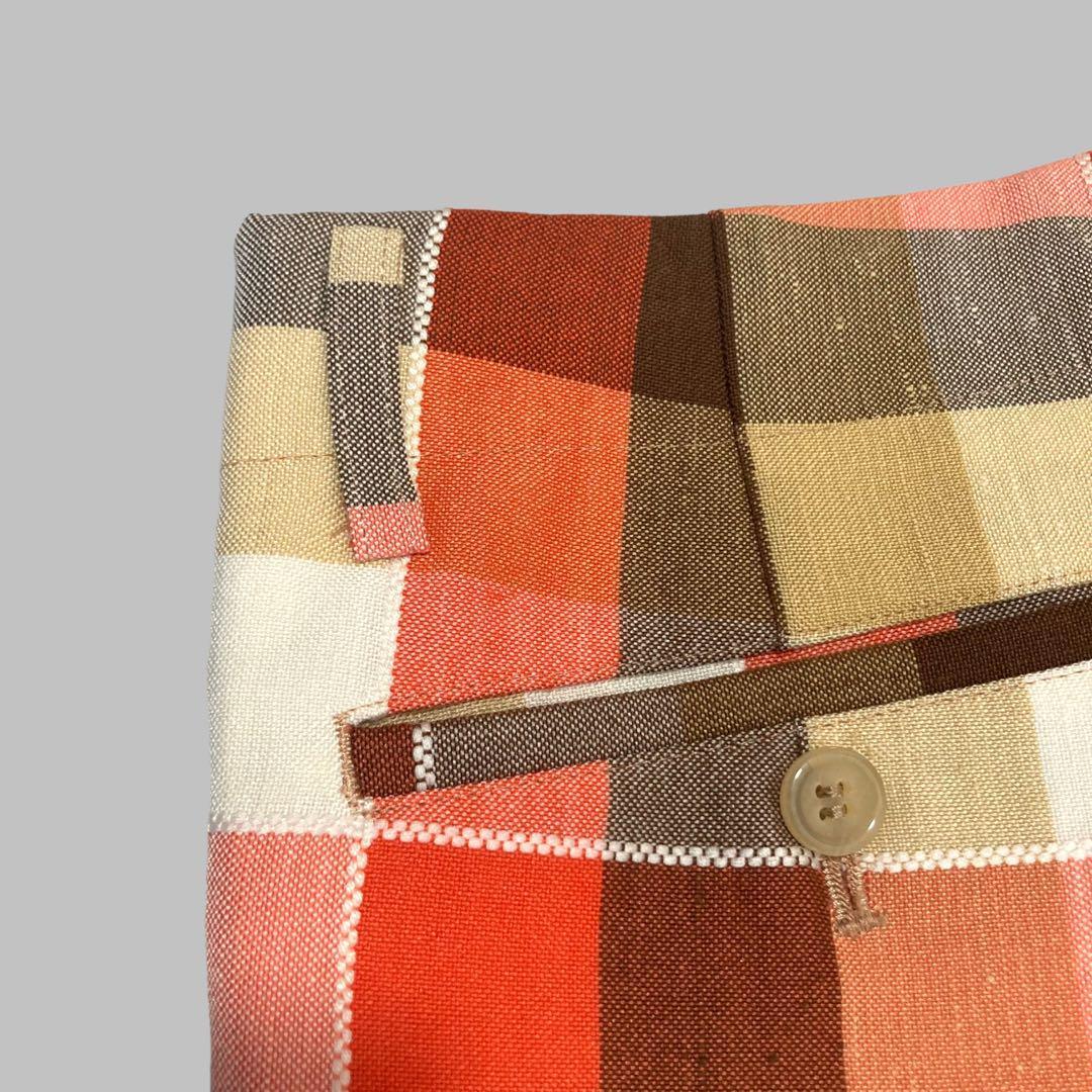 JUNYA WATANABE】CROPPED CHECK SLACKS 438