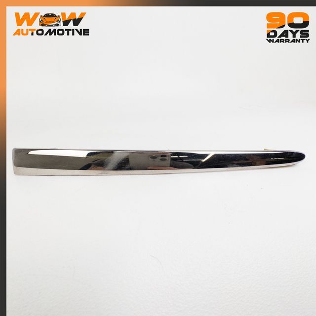 04-11 BENTLEY CONTINENTAL GTC GT FRONT LEFT BUMPER MOLDING TRIM CHROME OEM