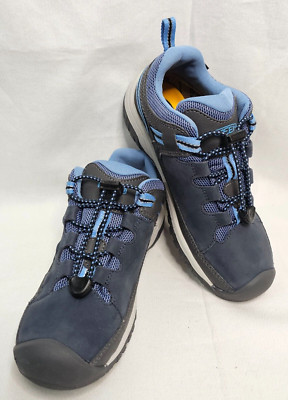 Keen Koven Hiking Shoes Sneakers Waterproof Blue Gray 1022922 Youth Size 2- NEW
