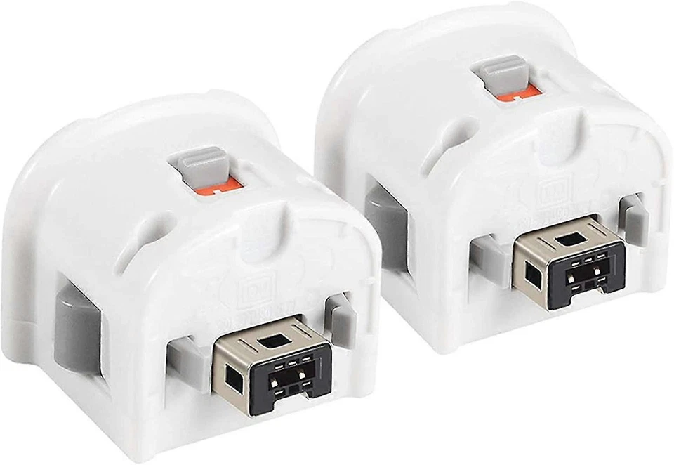 Motion Plus Adattatore Originale Nintendo Wii Controller Telecomando Wii Bianco - Immagine 3 di 3